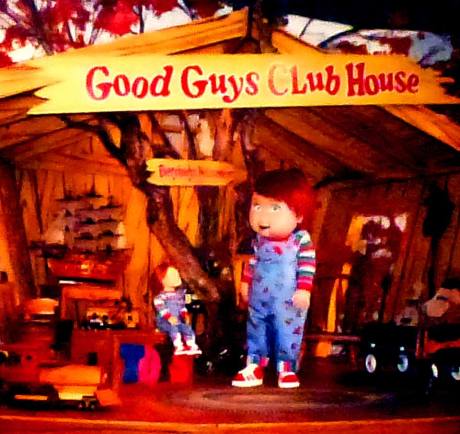 14.Chucky full body costume in the “Good Guys” set from Childsplay